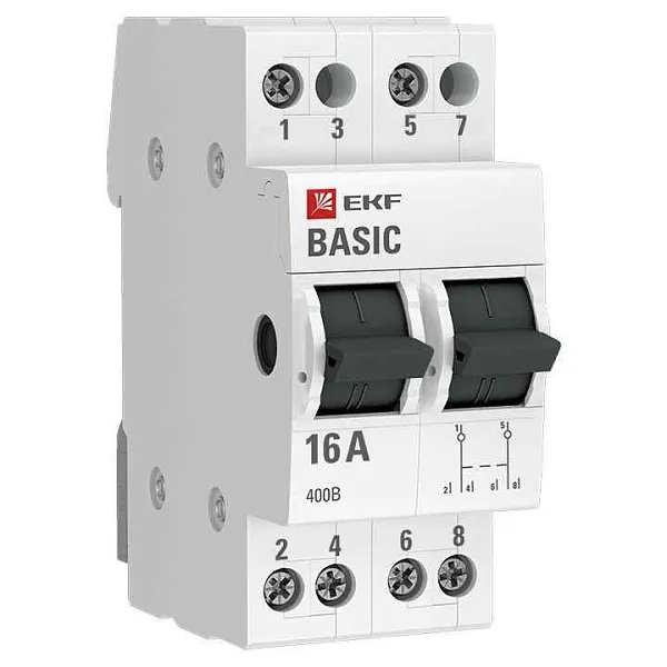 Переключатель трехпозиционный ТПС-63 2P 16А PROxima EKF TPS216 