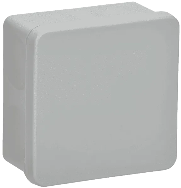 Коробка распаячная КМ42455 о/п безгал. (HF) 100x100x50мм IP67 ИЭК, серая