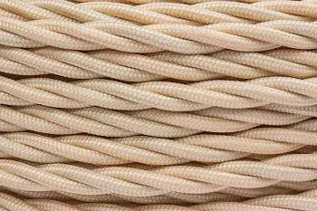 Провод 2х1.5 матов. зол./песочн. (уп.50м) Bironi B1-424-719-50