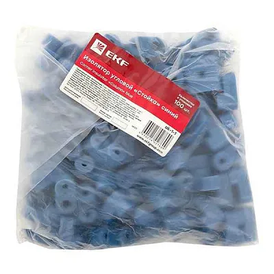 Изолятор угловой "Стойка" син. PROxima EKF ak-1-1 