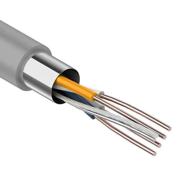 Кабель витая пара F/UTP кат.5e 2х2х24AWG solid PVC INDOOR сер. (м) Rexant 01-0122