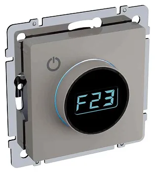 Термостат электронный с индик. BRITE СП IP20 ТС10-1-БрКр механизм беж. IEK BR-RT11-K10