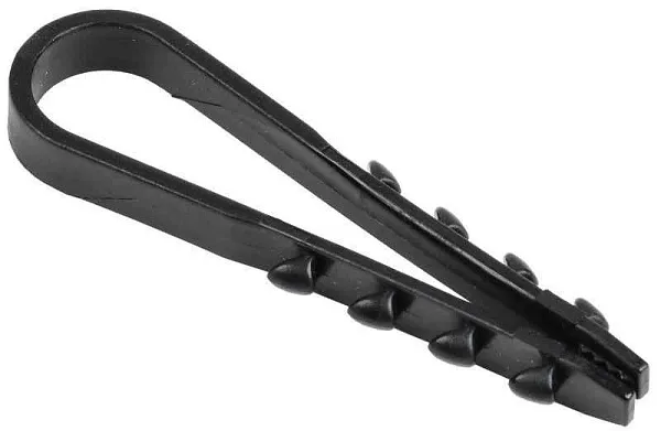 Дюбель-хомут 5-10мм для круглого кабеля нейлон черн. (уп.100шт) IEK UHH36-5-10-100 