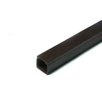 Кабель-канал 12х12 L2000 с двойн. замком пластик венге Урал Пак КК-4812012-200