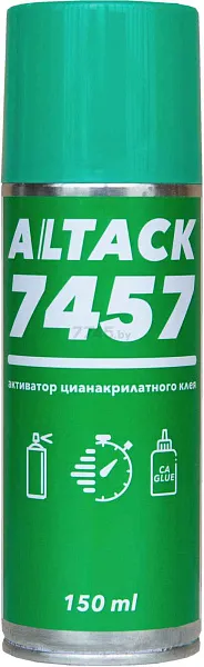 Активатор для цианоакрилатных клеев Altack 7457, 100мл