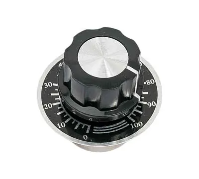 Потенциометр 0-10 кОм с ручкой и шкалой 