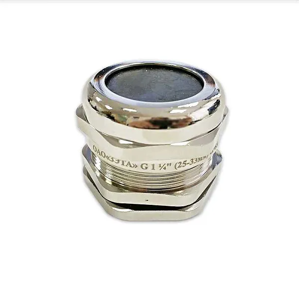 Кабельный ввод G1-1/4 латунный УТ1,5 IP68 (d кабеля 25-33 мм) ГОФРОМАТИК 