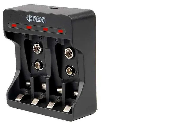 Устройство зарядное B-55USB AA/AAA/9V ("Крона") Ni-Cd/Ni-MH кабель USB-MicroUSB в компл. ФАZА 5038868 