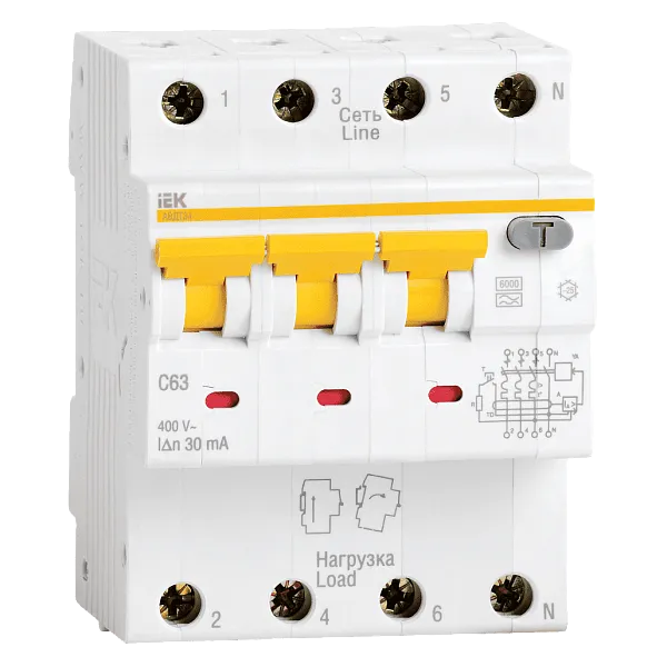 Авт.диф. 4п 32А  30мА 6кА АВДТ 34 ИЭК 