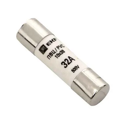 Вставка плавкая цилиндрическая ПВЦ 10х38 32А EKF pvc-10x38-32 