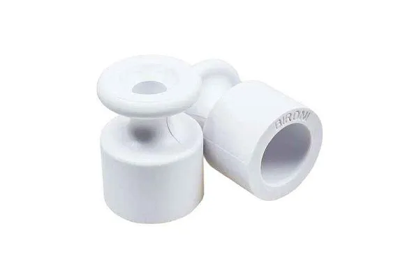 Изолятор ОП пластик бел. (уп.100шт) Bironi B1-551-21-100 