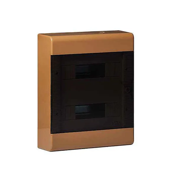 Щиток ОП Тусо 24мод. с двер. 370х302х95мм корич. Рувинил 68324К 