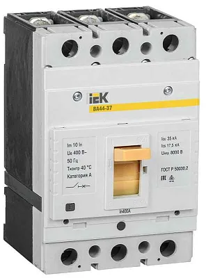 Выключатель автоматический 3п 400А 35кА ВА44-37 IEK SVA4410-3-0400-35 