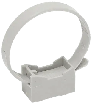 Труба  ПВx xомутный держатель со стяжкой CFF2 32-63мм (100шт) ИЭК