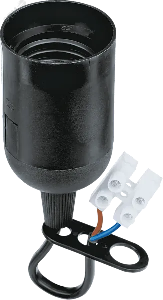 Патрон Е27 пластик подвесной черный с КЗВ NLH-P-F-BL-E27-TB Navigator 71288