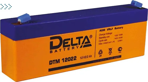 Аккумуляторная батарея DTM 12022 Delta - купить в Москве - ООО Гамма-компоненты