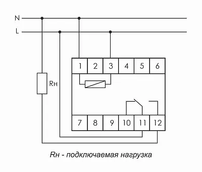 Реле времени PCR-513 8А 230В 1 перекл. IP20 задержка включ. монтаж на DIN-рейке F&F EA02.001.003 
