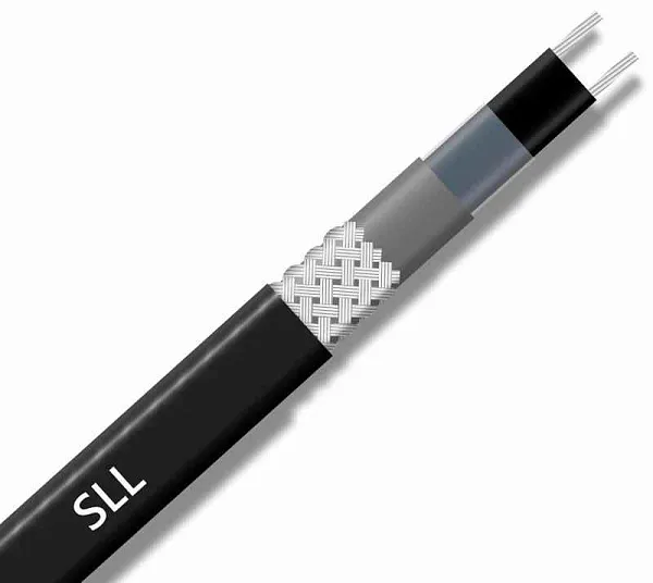 Кабель нагревательный саморег. строительного применения (кровли; трубы) 40Вт/м 16AWG термопласт Extherm SXLL40-2CR 