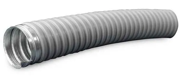 Металлорукав в ПВХ изоляции МРПИ нг  50  (20 м/уп.) серый ГОФРОМАТИК 