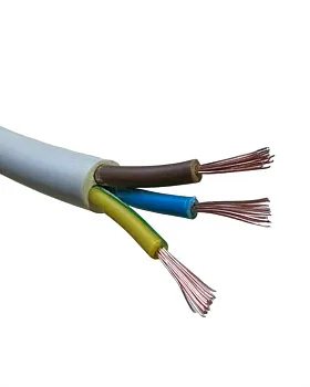 Провод ПВС 3x1,0 (б) (ПВС-Т 2x 1,0+1x1,0)  Автопровод, РБ