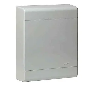 Щиток ОП Тусо 24мод. с непрозрач. двер. 370х302х95мм сер. Рувинил 68324С