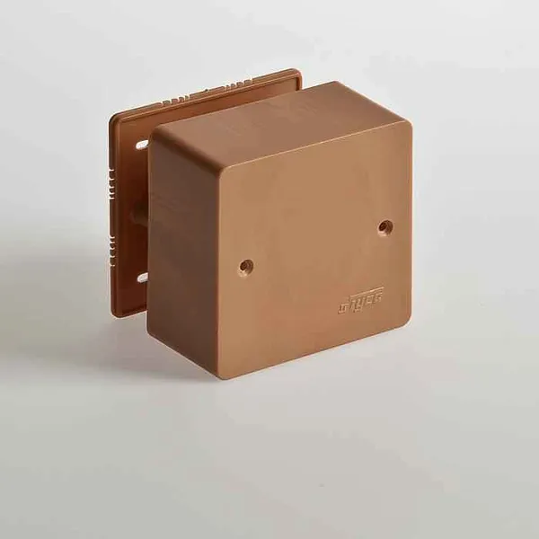 Коробка универсальная для кабель-каналов 85х85х45 корич. IP40 Ruvinil 65015К 