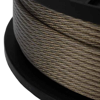 Трос стальной в ПВХ изоляции d4.0мм (уп.100м) Rexant 09-5240 