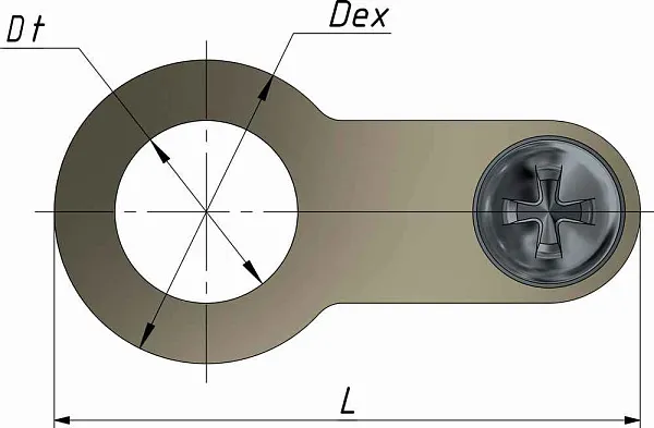 Кольцо заземления КЗ-Л 40/5 ГОФРОМАТИК 