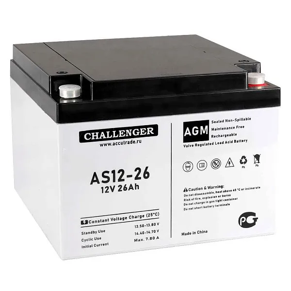 АКБ AS12-26 - купить в Москве - ООО Гамма-компоненты