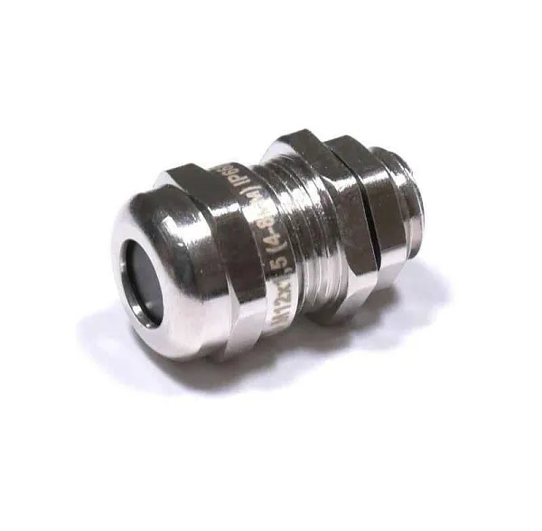 Кабельный ввод  М  12 латунный УТ1,5 IP66/IP67/IP68 (d кабеля 4-8мм) ГОФРОМАТИК 