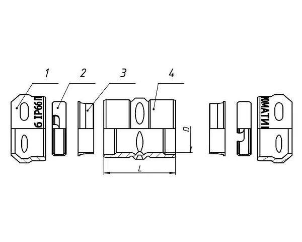 Муфта соединительная ТТ25 IP66 ГОФРОМАТИК 