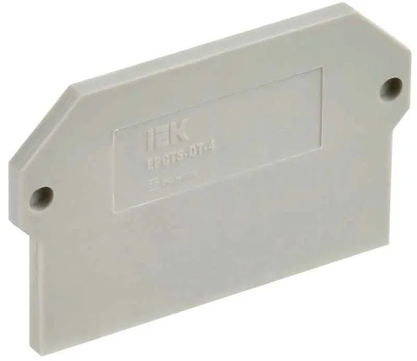 Заглушка для CTS-DT ARMAFIX 4кв.мм сер. IEK YCT15-04-K03-004-ZGL 