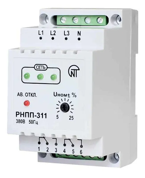 Реле напряжения РНПП-311 3ф НовАтек-Электро 3425600311 