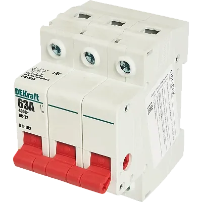 17011DEK Выключатель-разъединитель 3Р 63А ВН-102 