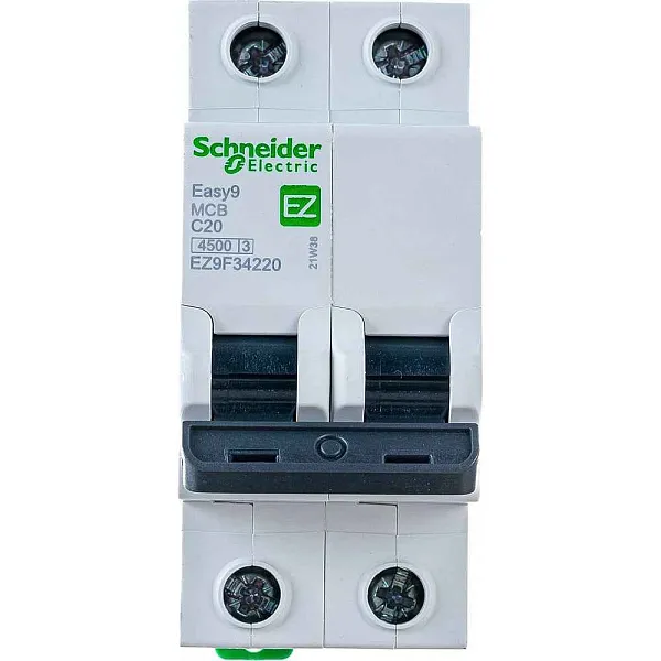 Автомат  2п 20А (C) 4,5кА EASY 9 Schneider Electric EZ9F34220 