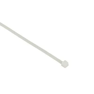 Хомут кабельный 2.5х200 нейл. бел. (уп.100шт) EKF plc-c-2.5x200 