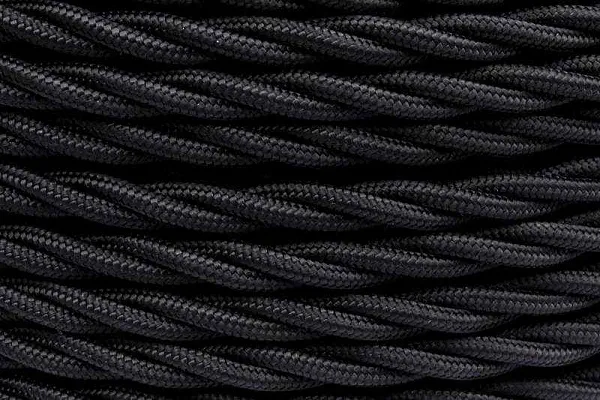 Провод 2х1.5 матов. черн. (уп.50м) Bironi B1-424-73-50