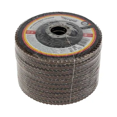 Круг лепестковый торцевой P 80 125х22.2мм Kranz KR-90-0014 