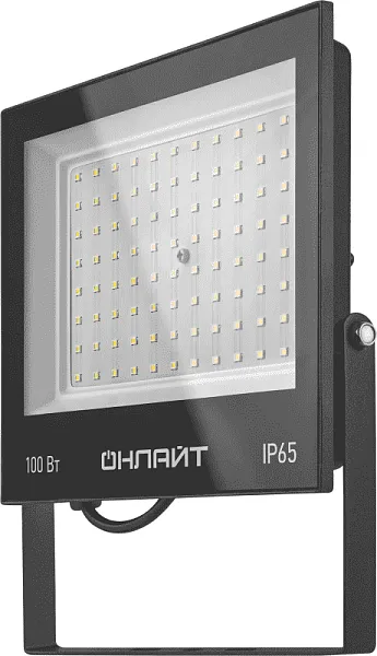 Прожектор светодиодный 61 947 OFL-100-4K-BL-IP65-LED 100Вт 4000К IP65 8000лм черн. ОНЛАЙТ 61947