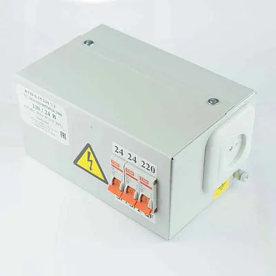 Ящик с понижающим трансформатором ЯТП 0.25 220/36В (3 авт. выкл.) Кострома ОС0000002367 