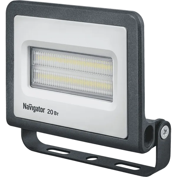 Прож. ЛЕД  20Вт 6,5К 1700Лм чер. NFL-01-20-6.5K-LED Navigator 14203 гар.3 года