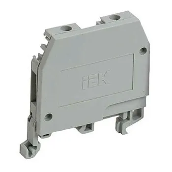 Клеммник ЗНИ- 24А 2,5мм2 (JXB24А) серый  ИЭК
