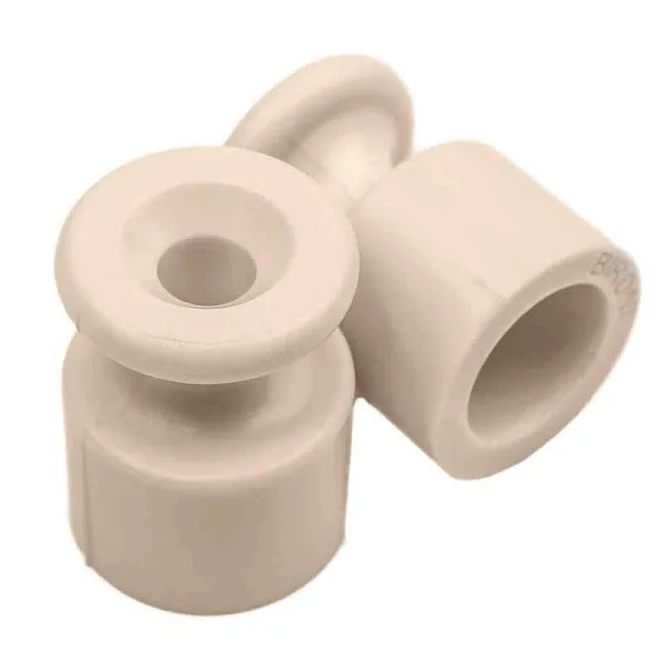 Изолятор для наружного монтажа пластик песочн. зол. (уп.100шт) Bironi B1-551-24-100 