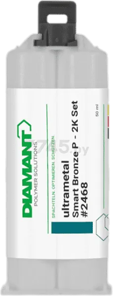 Состав ремонтный металлополимер Diamant 2468 Bronze smart P,2К, 500г