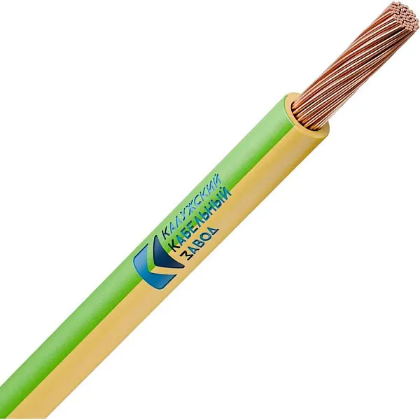 Провод ПуГВ 2,5 (ж/з) (ПуГВнг(А)-LS 1x2,5)ККЗ, РФ