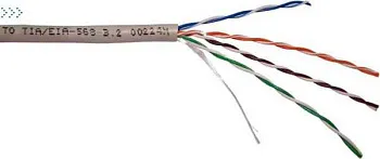 Кабель NewMax UTP CCA, 4 пары, Кат.5e, PVC, серый, 305 метров