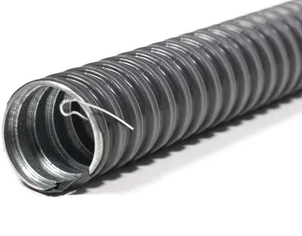 Металлорукав в ПВХ изоляции МРПИ НГ-25 d25мм с протяжкой (уп.50м) ГОФРОМАТИК zeta44407 
