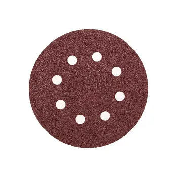 Диск абразивный на ворсовой основе на липучке перфорир. P40 125мм (уп.10шт) Kranz KR-91-1164
