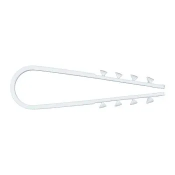 Дюбель-хомут d5-10мм для круглого кабеля бел. (уп.100шт) PROxima EKF plc-ncc-5x10w