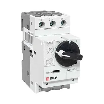 Выключатель автоматический для защиты двигателя GV2P 0.63-1А EKF gv2pm-1.0
